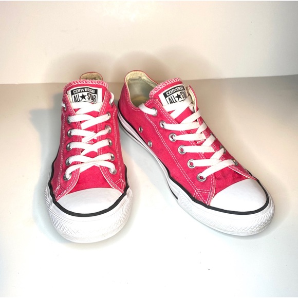 pink converse womens size 9